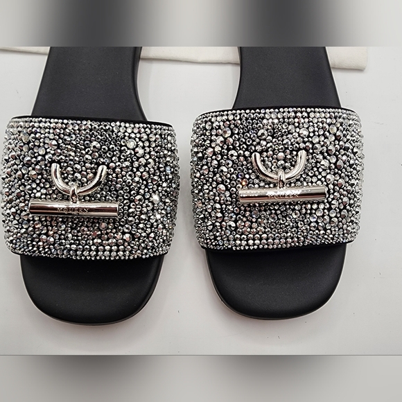 Alexander McQueen Embellished Women's Slides NWT - Picture 2 of 10
